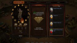 Wygląd panelu ekwipunku w konsolowej wersji Diablo 3